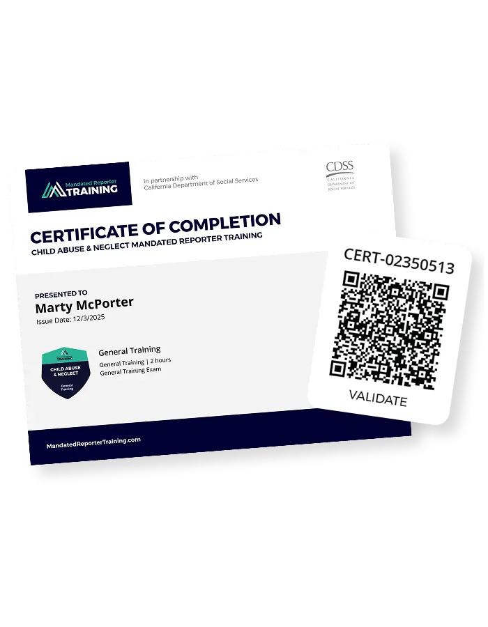 an example of the cert